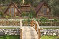 Kazdağları İda natura bungalov evler köprüsü