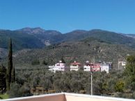 Teras manzarası dağ